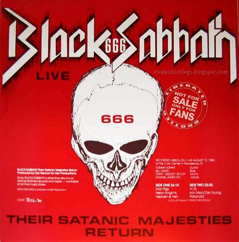 Black Sabbath Their Satanic Majesties Return Fan Only Free Bootleg