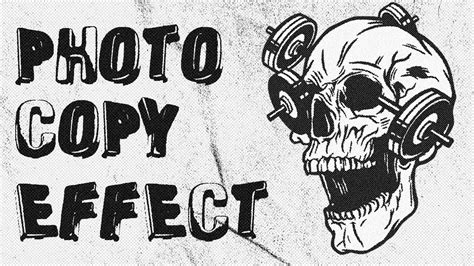 How To Create Photocopy Effect Photoshop Tutorial Youtube