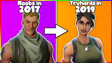 How The Noob Skin Was Created In Fortnite Evolution Of Noobs 2017