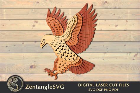 Eagle 3d Layer Laser Graphic By Zentanglesvg · Creative Fabrica