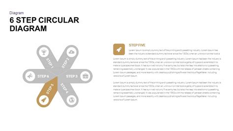 6 Step Circular Diagram Powerpoint And Keynote Template Slidebazaar