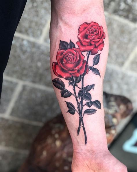 Black Red Rose Tattoo Designs 40 Most Beautiful Black Rose Tattoo