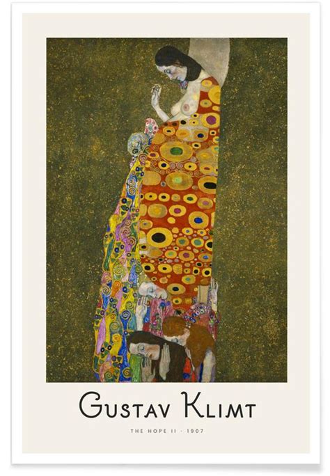 Klimt The Hope II póster JUNIQE
