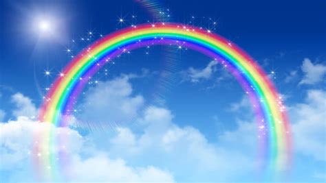 Rainbow In The Sky Stock Footage Video 100 Royalty Free