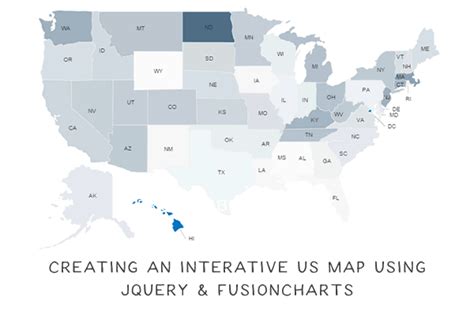 Creating An Interactive Us Map Using Jquery And Fusioncharts