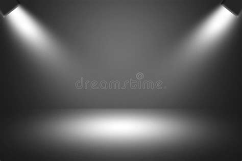 Spotlight On A White Background Isolate 3d Rendering Of Excellent
