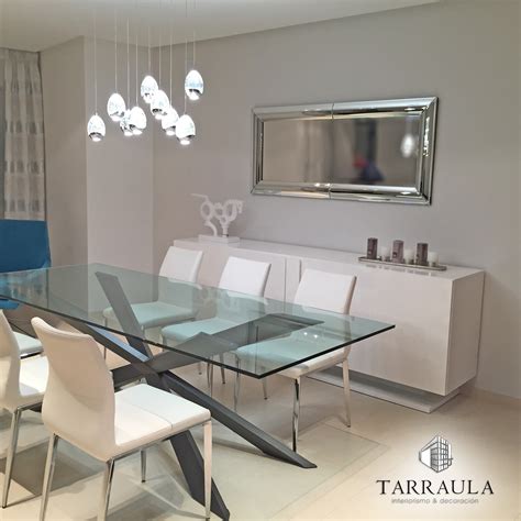 Lámparas para comedor colgantes modernas. decoracion-comedor-contemporaneo-muebles-tarraula-mesa ...