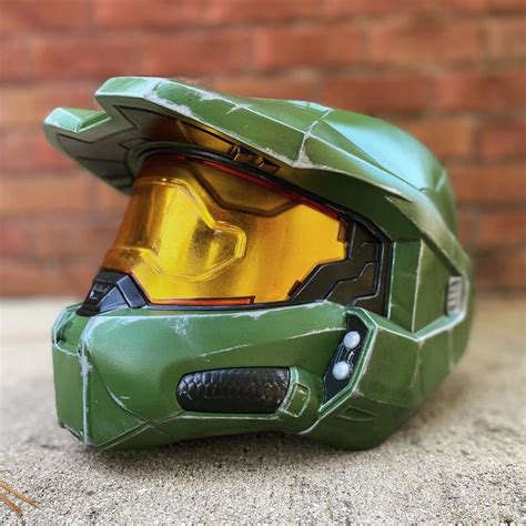 Halo Infinite Master Chief Helmet Wearable Full Size Halo Etsy In