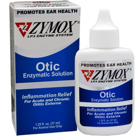 Zymox Otic Enzymatic Solution 1 Hydrocotizone Dogscats Ear Drops Pet