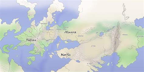 Extended Map Of Fodlan And Almyra Fireemblem In 2022 Fire Emblem