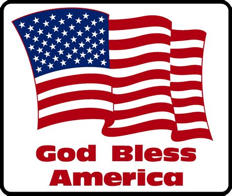 Awesome God Bless America Flag Picture Decor And Design
