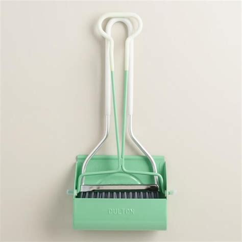 Mini Mint Smiley Dustpan With Broom V1 Broom And Dustpan Dust Pan