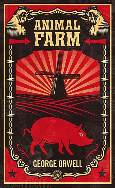 Orwell was into political stuff. Animal Farm