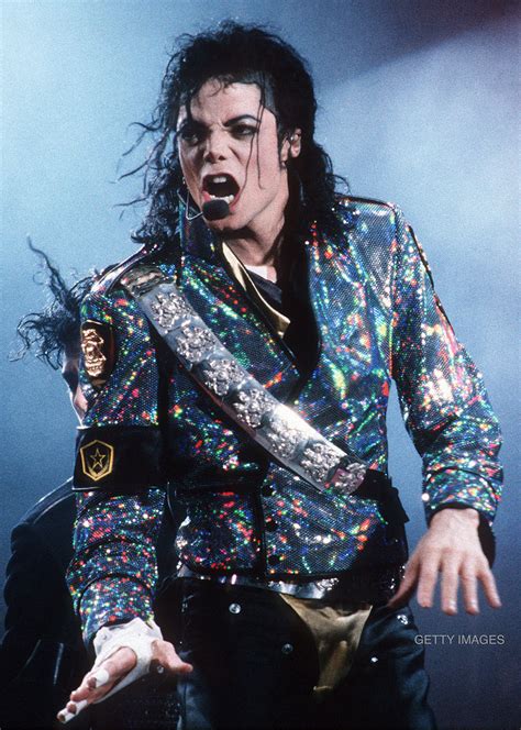 Michael Jackson Performs During Dangerous World Tour Michael