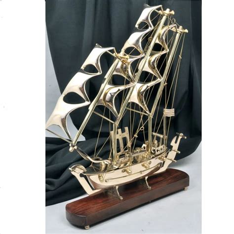 Vintage Brass Ship Model Buy Vintage Brass Ship Modelminiature Ship