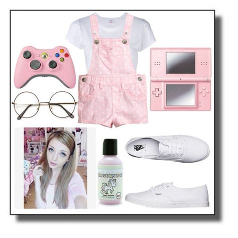 Kawaii Gamer Girl By Pastel Crybaby Liked On Polyvore Featuring Re