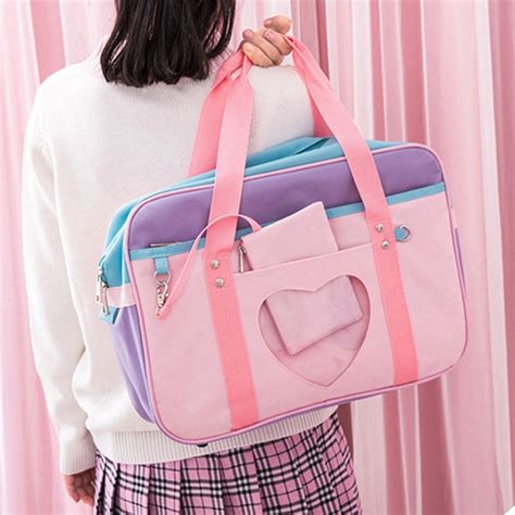 Kawaii Style Pink Travel Shoulder Bag Kawaiitherapy