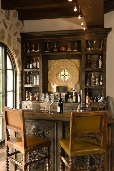 18 Seductive Mediterranean Home Bar Designs For Leisure In