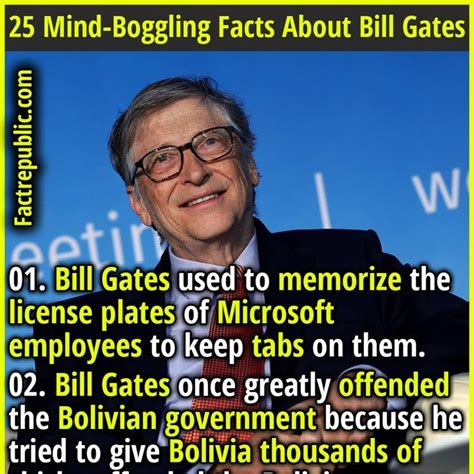 Mind Boggling Facts About Billionaire Entrepreneur Bill Gates Fact Republic How To