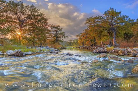 Autumn Sunrise In The Texas Hill Country 1014 3 Pedernales River