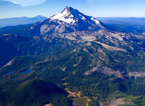 Mt Jefferson Oregons Second Highest Peak From The Ne Side Taken On A