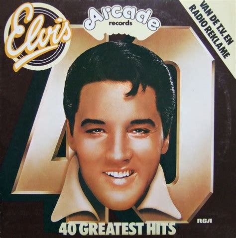 40 Greatest Hits By Elvis Presley 1975 Lp X 2 Arcade Cdandlp Ref2400522244