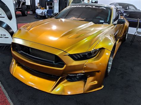 Custom Built Mustang Goes For The Gold In Vegas The Mustang Source
