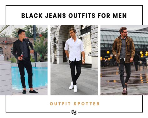 21 Casual Black Jeans Outfits For Men Outfit Spotter
