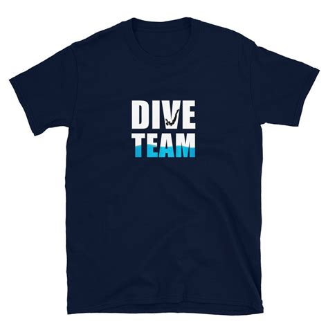 Dive Swim Team T Shirt Etsy