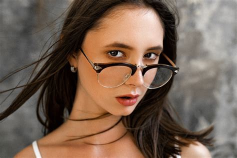 Hintergrundbilder Frau Disha Shemetova Gesicht Porträt Frauen Mit Brille Mark Prinz