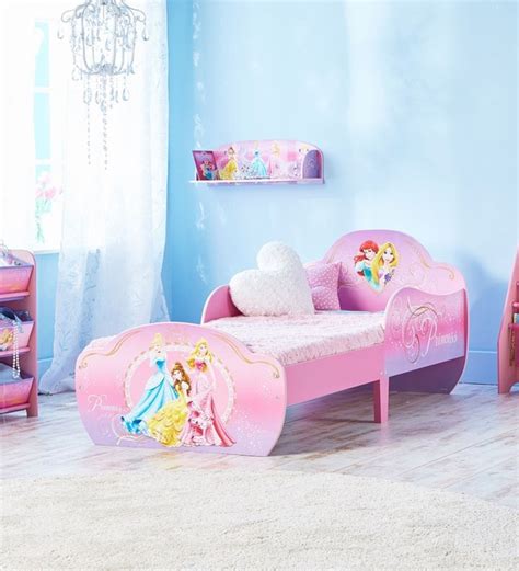 Buy Disney Princess Toddler Bed With Under Bed Storage In Pink By Cot