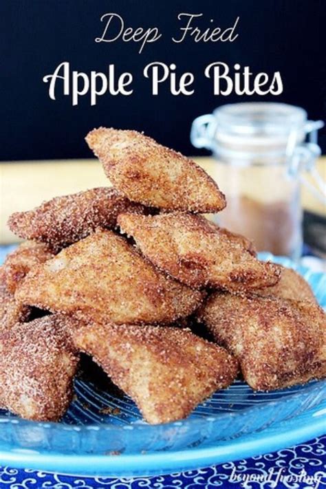 Cute Deep Fried Apple Pie Bites So Easy Apple Pie Bites Fried Apples Fried Apple Pies