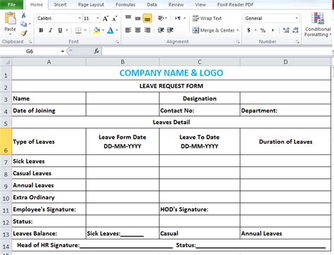 Wps template free download writer presentation. Employee Leave Application Form Sample