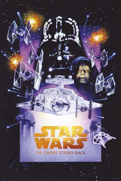 Star Wars épisode V Lempire Contre Attaque Poster Affiche All