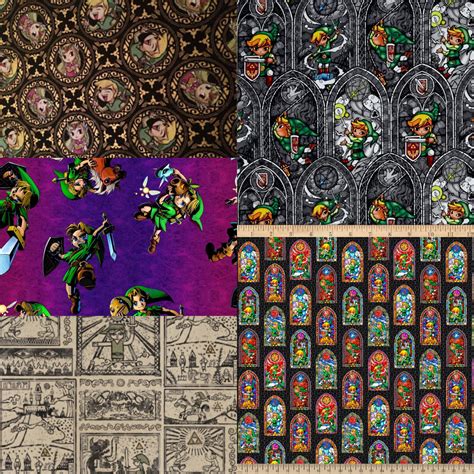 1 Yard Legend Of Zelda Fabric Hidden Triforce Fabric