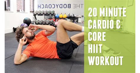 20 Minute Cardio And Core Hiit Workout Joe Wicks Workout Videos