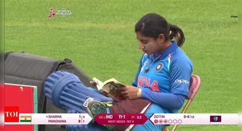 Mithali Rajs Book Reading Habit Before Going To Bat Is A Big Hit On