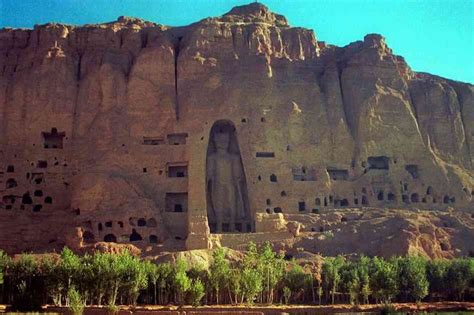 During The Taliban S Destruction Of Two Buddha Statues In Central Afghanistan Caves Were