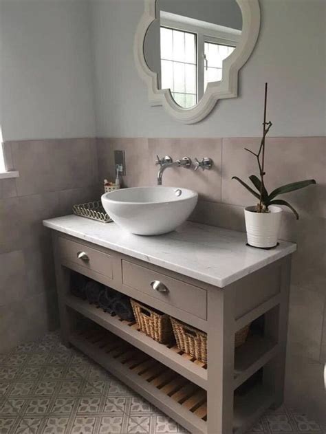You can also install a handy towel rack within easy reach. Made to Order Bathroom Vanity Unit Washstand, with Quartz ...