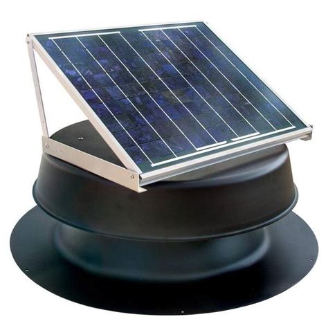 Solaratticfan 20 Watt Solar Powered Attic Fan Safb20 Ss The Home Depot