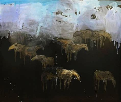 Theodore Waddell Pyramid Sheep Dr 4 Painting For Sale At 1stdibs