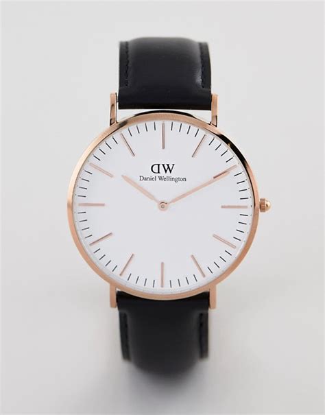 Create a unique timepiece for every occasion by choosing from a wide range of straps, classic nato, genuine leather. Daniel Wellington Classic Sheffield Leather Watch in Rose ...