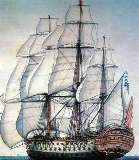 Navwar 11200 Napoleonic Ships Spanish Santisima Trinidada 130gun 1st