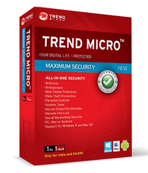 Trend Micro Maximum Security 2015 Edition 1 Pc1 Year Buy Trend