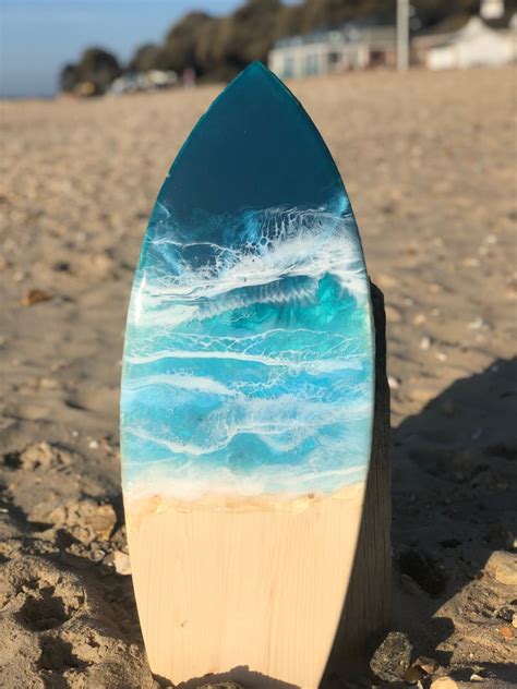Large Resin Surfboard Dorset Resin Art
