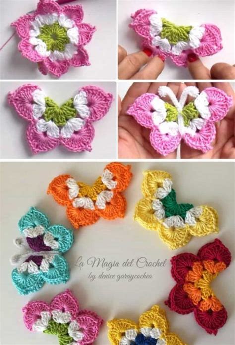 Youll Love These Crochet Butterflies Crochet Amigurumi Crochet Diy