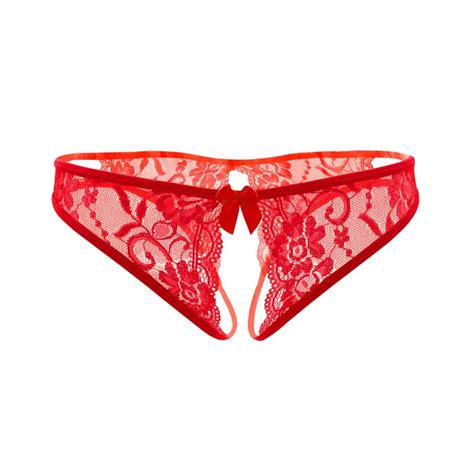 Women Sexy Lingerie Hot Erotic Sexy Panties Open Crotch Porn Lace Underwear Crotchless