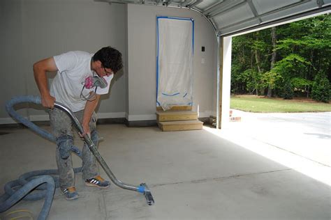 How To Prepare For Concrete Floor Refinishing Anderson Painting Nc