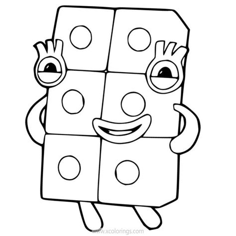 Number Blocks Coloring Pages All In One Photos