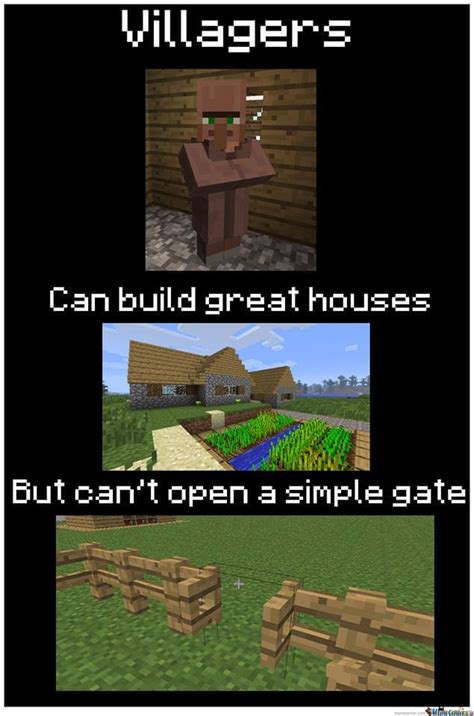 Funny Minecraft Villager Memes Pictures